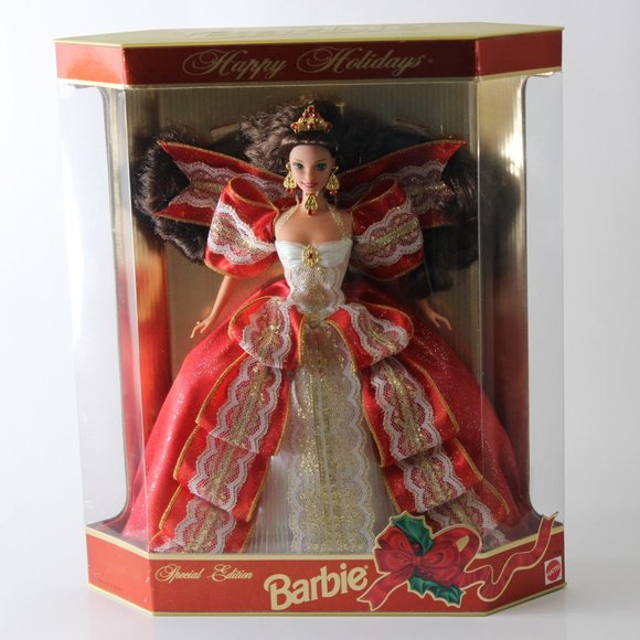 NWB 1997 Happy Holidays Special Edition Barbie - Picture 2 of 8